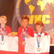 29. Gold Medal winning Boys 10 yrs and under light contact team featuring Max.JPG