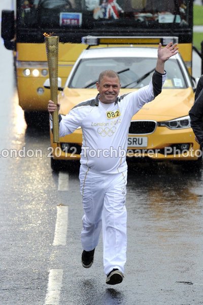 2012 Alf running with the Olympic Torch
